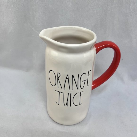 Rae Dunn Orange Juice Pitcher - Picture 2 of 5